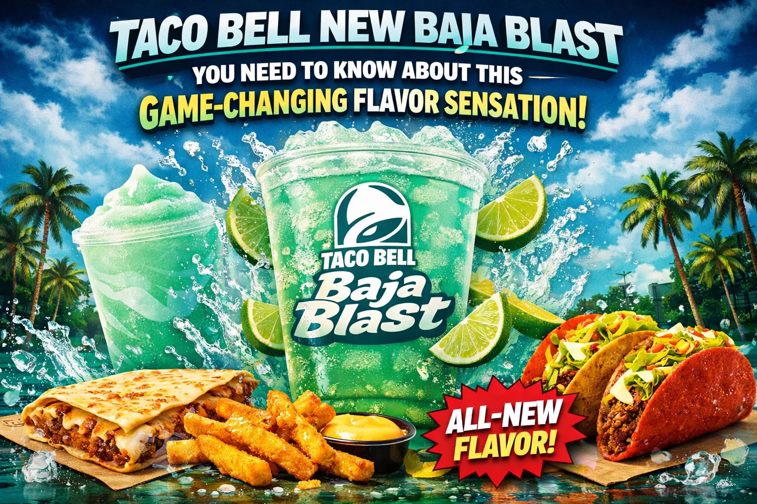Taco Bell New Baja Blast